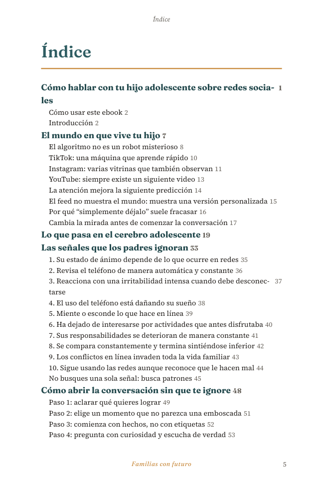 Índice parte 1